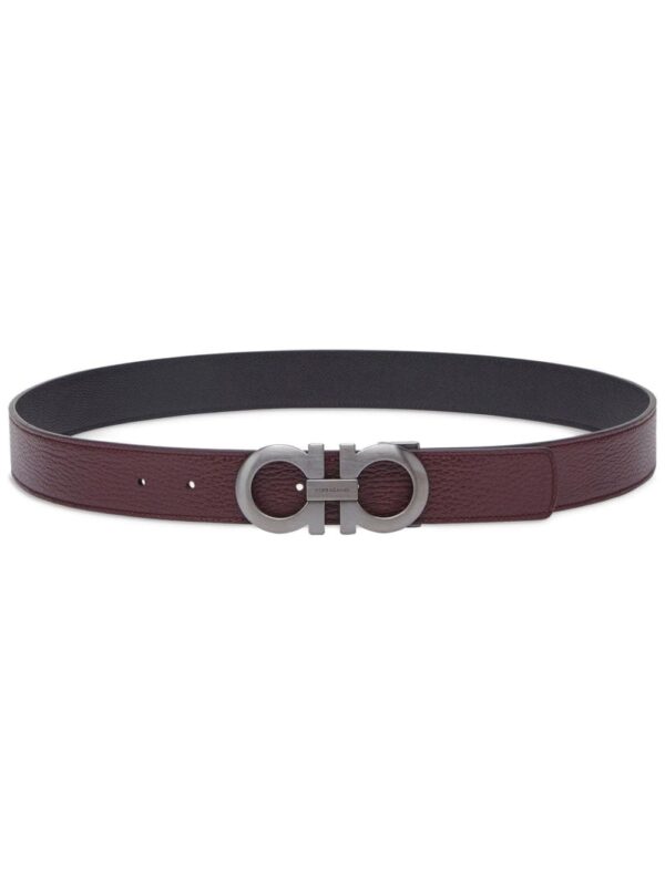 Ferragamo Gancini-buckle leather belt