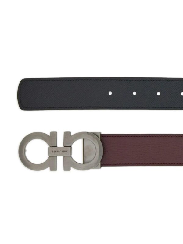 Ferragamo  Gancini-buckle leather belt - Image 2