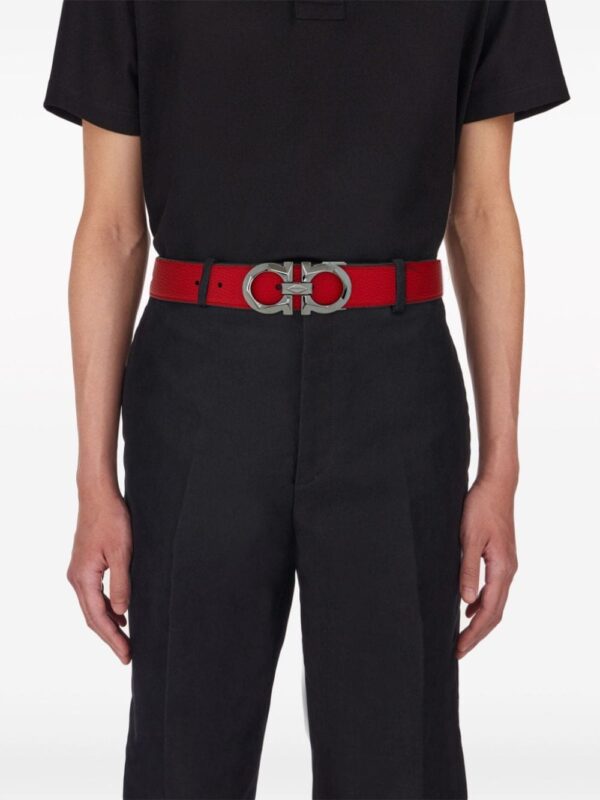 Ferragamo Gancini-buckle reversible belt - Image 4