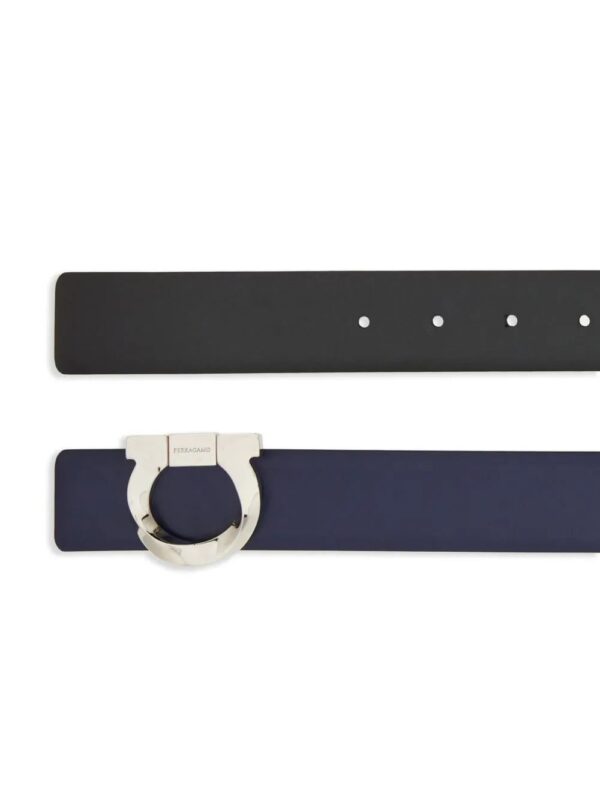 Ferragamo  Gancini reversible calfskin belt - Image 2