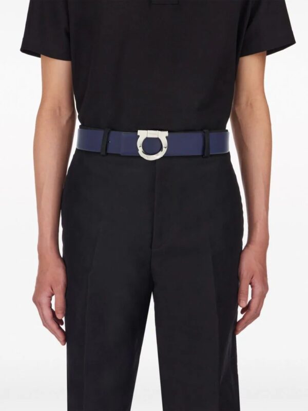 Ferragamo  Gancini reversible calfskin belt - Image 4