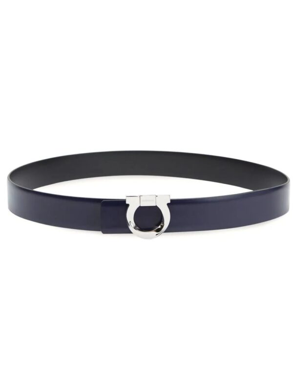 Ferragamo  Gancini reversible calfskin belt
