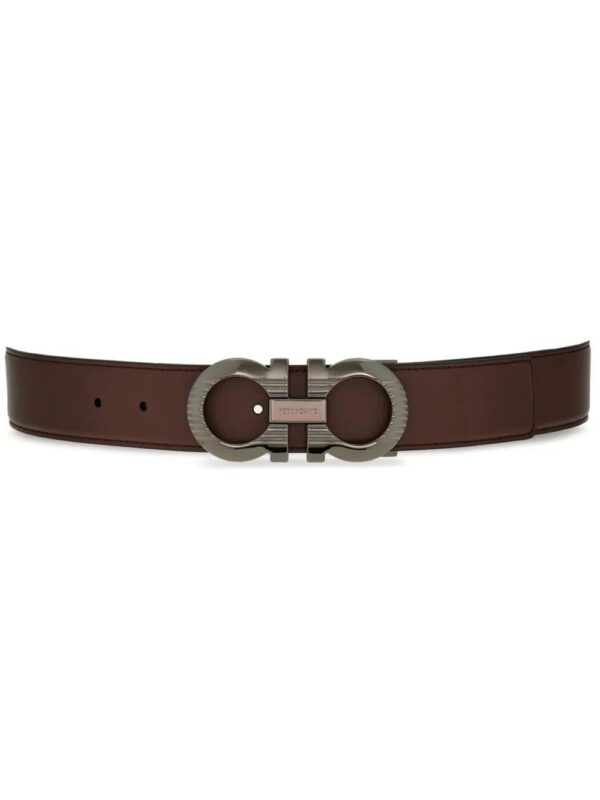 Ferragamo  Gancini-buckle reversible leather belt