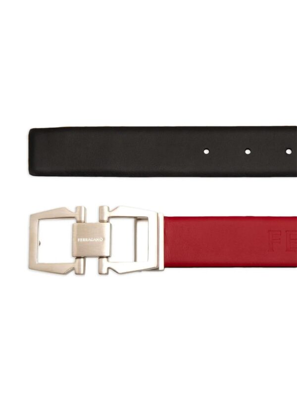 Ferragamo  Gancini-buckle reversible leather belt - Image 2