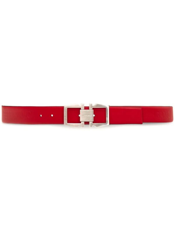 Ferragamo  Gancini-buckle reversible leather belt