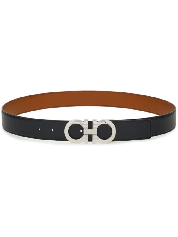 Louis Vuitton Gancini-buckle reversible belt