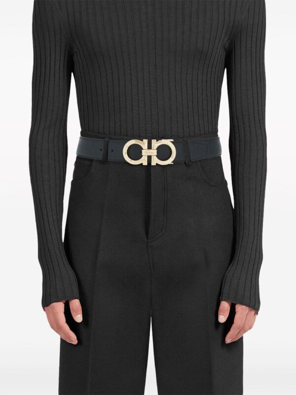 Ferragamo Gancini reversible leather belt - Image 4