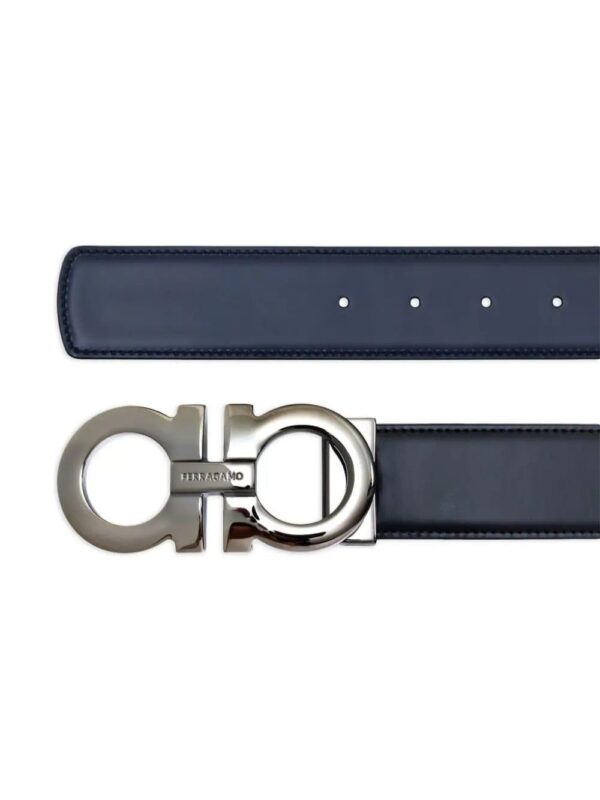 Ferragamo  Gancini reversible leather belt - Image 4