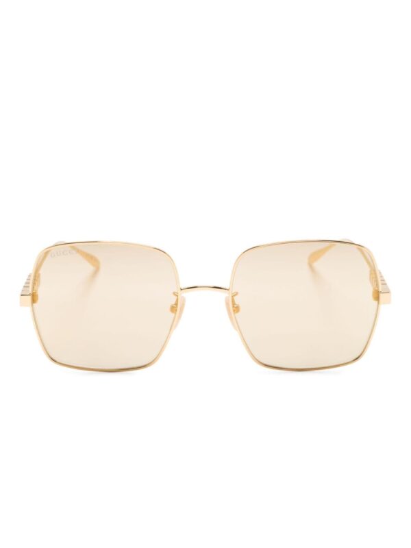 Gucci Eyewear logo-plaque square sunglasses