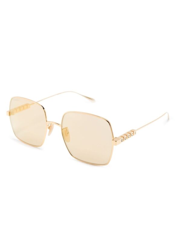 Gucci Eyewear logo-plaque square sunglasses - Image 2
