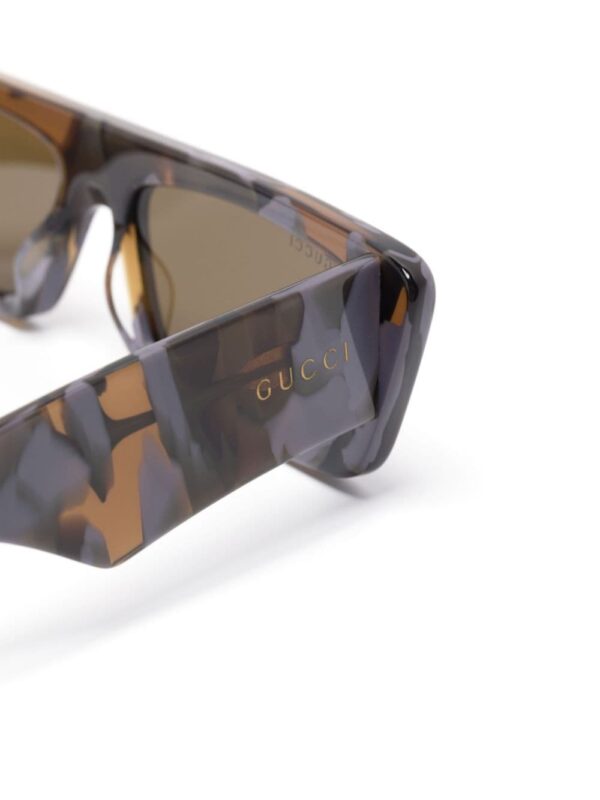 Gucci Eyewear tortoiseshell rectangle-frame sunglasses - Image 3
