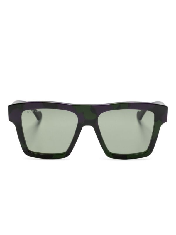 Gucci Eyewear rectangle-frame tinted sunglasses