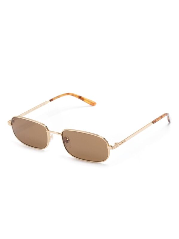 Gucci Eyewear rectangle-frame metal sunglasses - Image 2