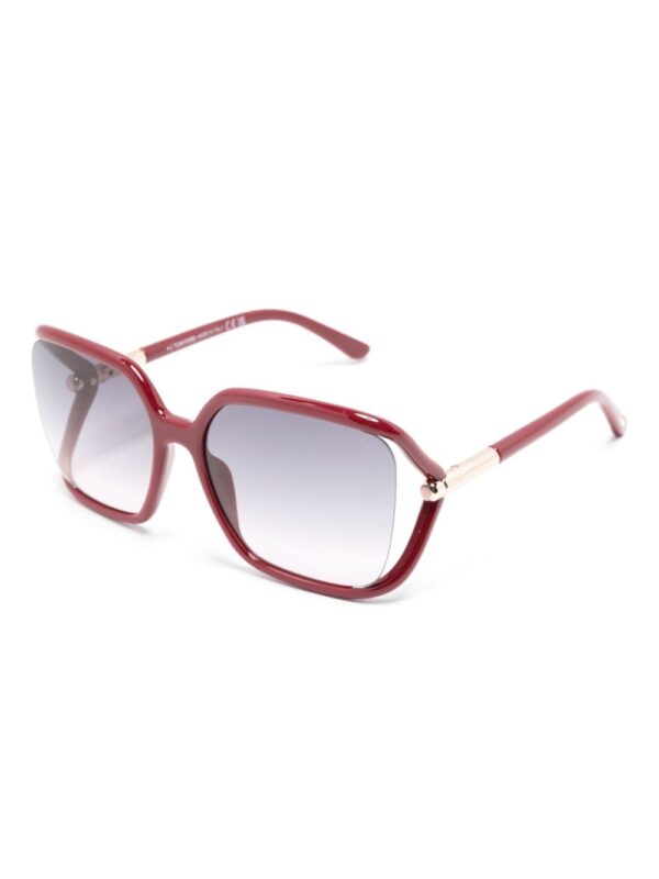TOM FORD Eyewear tortoiseshell oversize-frame sunglasses - Image 2