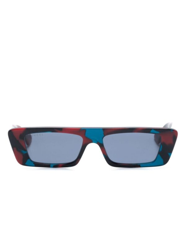 Gucci Eyewear tortoiseshell rectangle-frame sunglasses