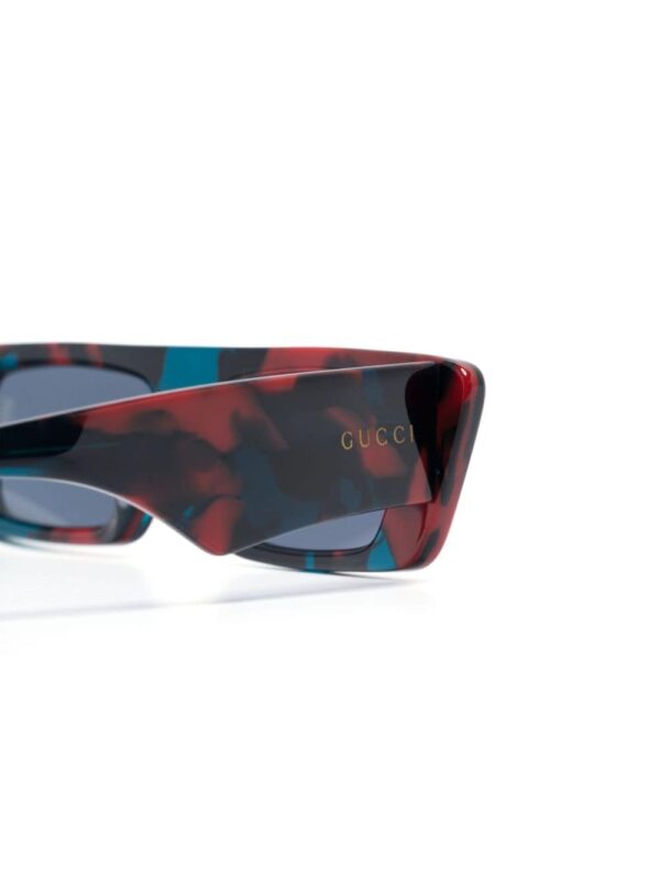 Gucci Eyewear tortoiseshell rectangle-frame sunglasses - Image 3