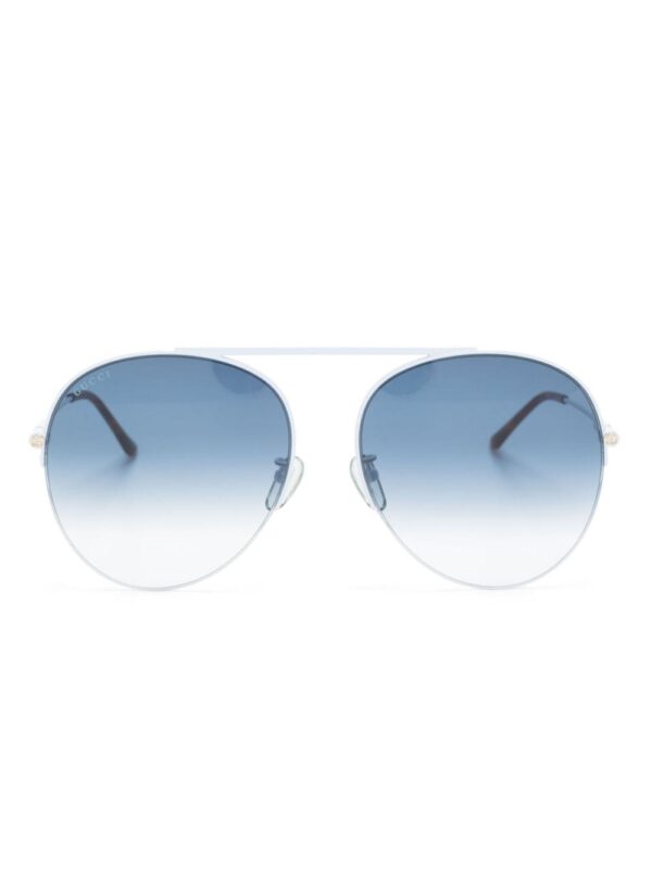 Gucci Eyewear gradient pilot-frame sunglasses