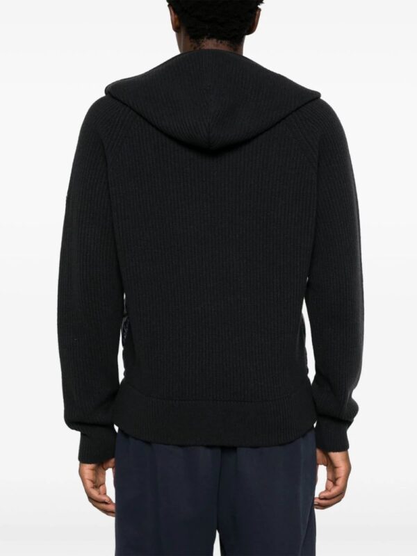 Moncler  padded-panel knit jacket - Image 4