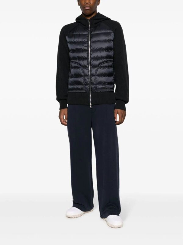 Moncler  padded-panel knit jacket - Image 2