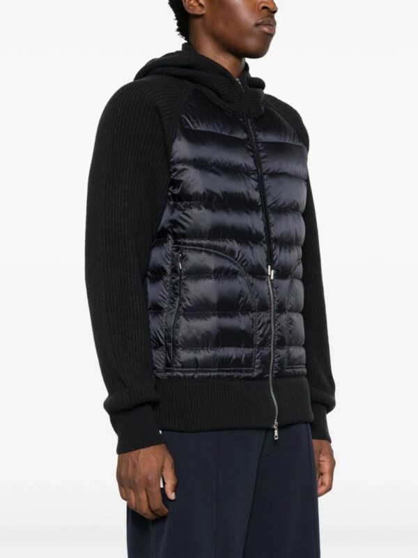 Moncler  padded-panel knit jacket - Image 3