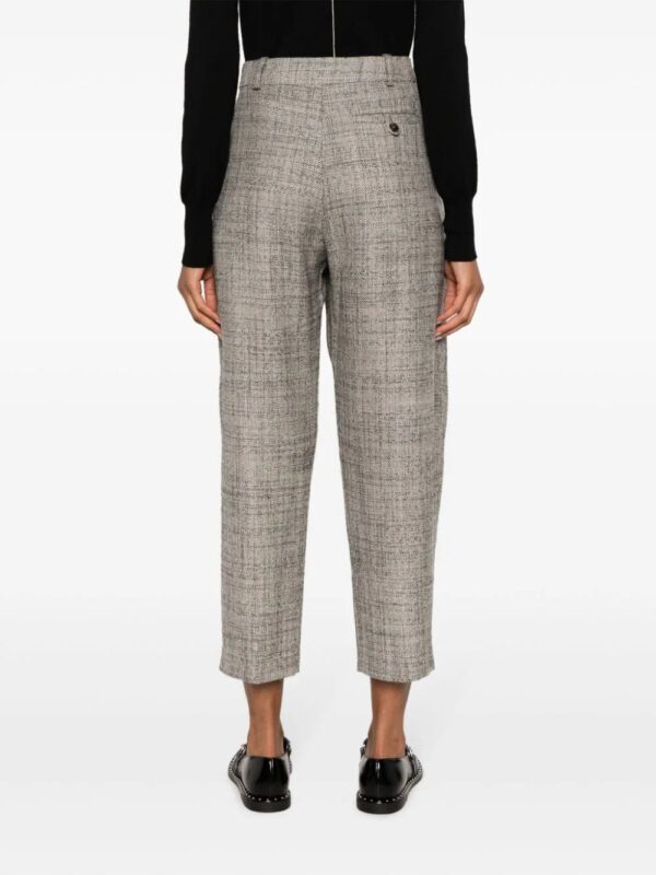 Stella McCartney  pleated cropped wool trousers - Image 4