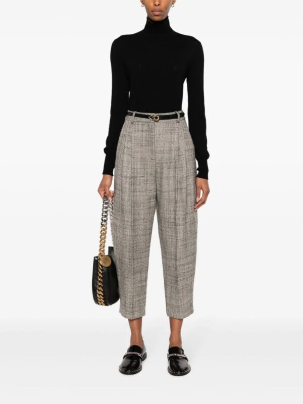 Stella McCartney  pleated cropped wool trousers - Image 2