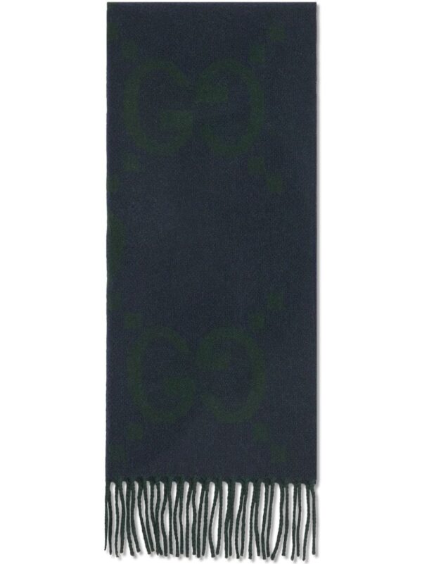 Gucci  GG-jacquard cashmere scarf