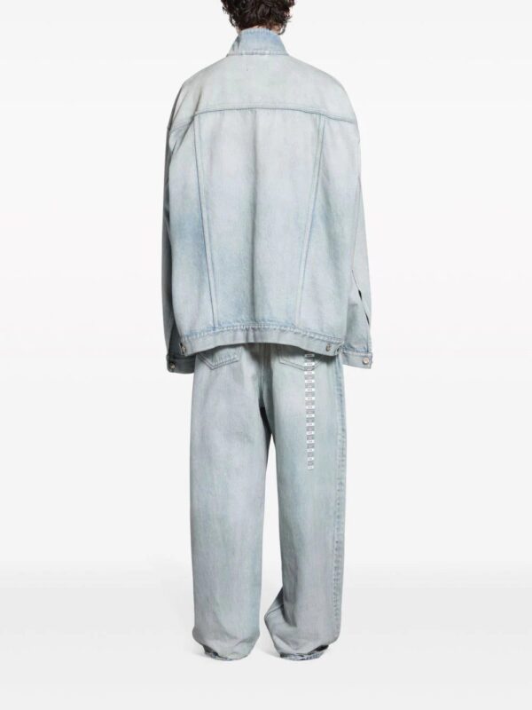 Balenciaga  oversized denim jacket - Image 4