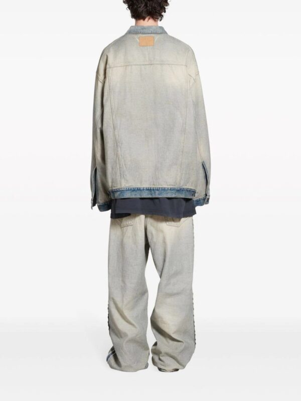 Balenciaga  washed denim jacket - Image 4