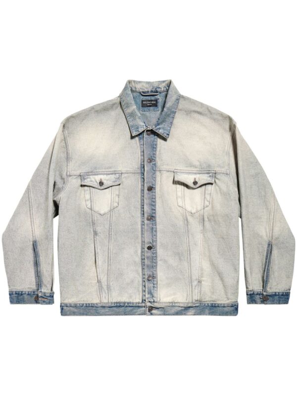 Balenciaga  washed denim jacket