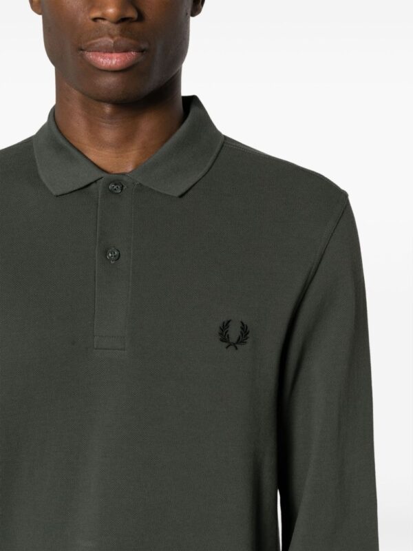 Fred Perry logo-embroidered cotton polo shirt - Image 5
