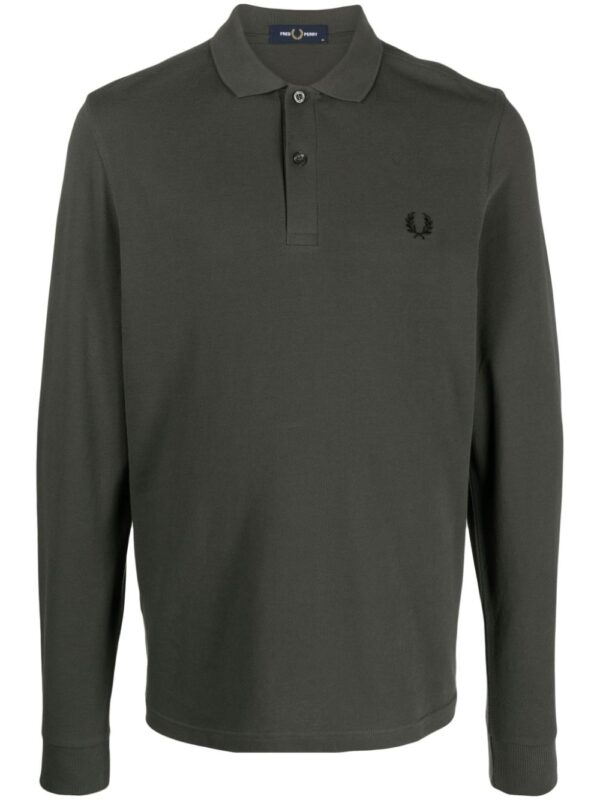 Fred Perry logo-embroidered cotton polo shirt