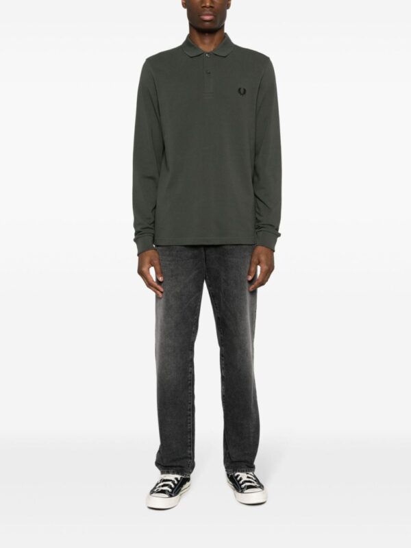Fred Perry logo-embroidered cotton polo shirt - Image 2