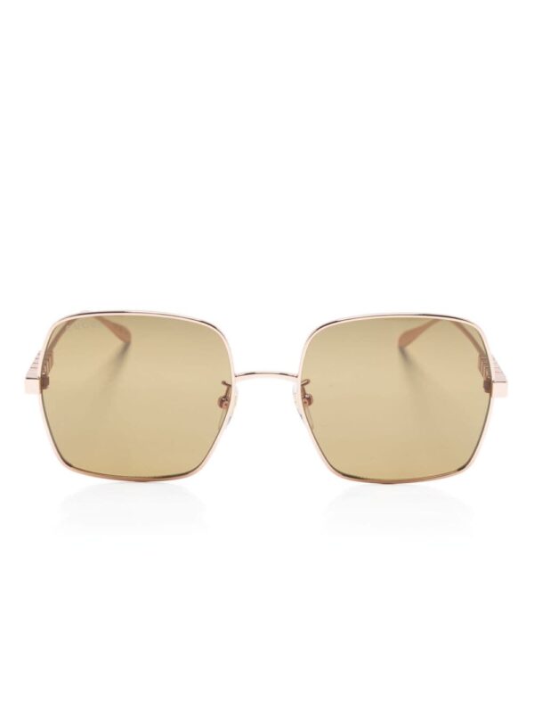 Gucci Eyewear lettering-detail square-frame sunglasses