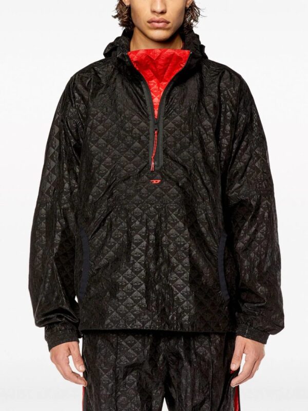 Diesel  Amwt-Branton-Ht11 monogram-print jacket - Image 3