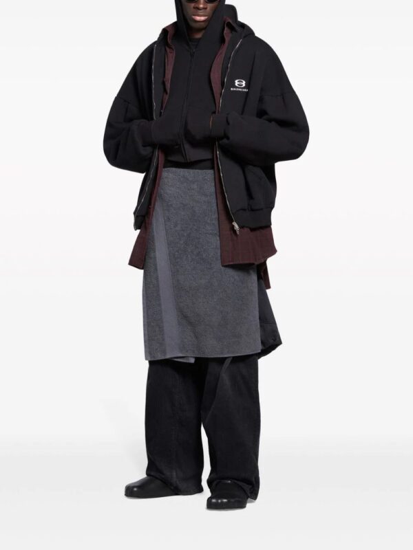 Balenciaga  layered hooded jacket - Image 2