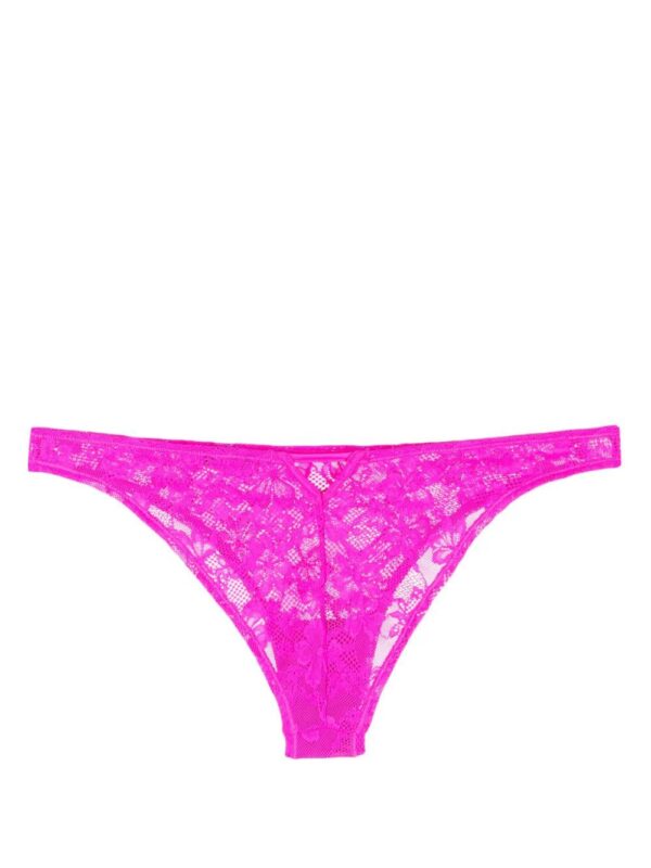 Fleur Du Mal  floral-lace cut-out briefs - Image 2