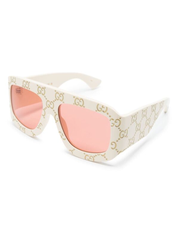 Gucci Eyewear GG monogram pilot-frame sunglasses - Image 2