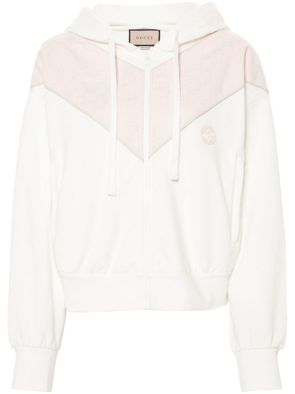 Gucci Interlocking G-patch cotton sweatshirt