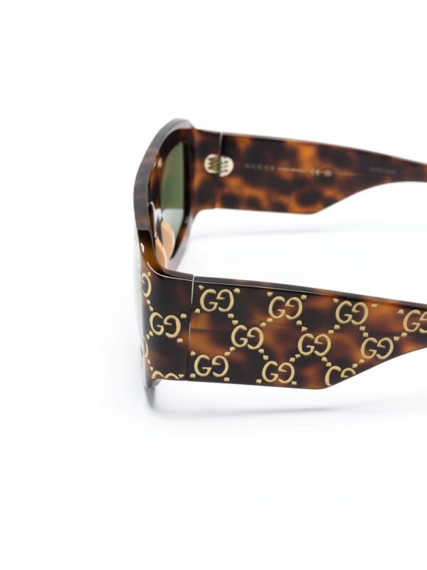 Gucci Eyewear GG monogram pilot-frame sunglasses - Image 3