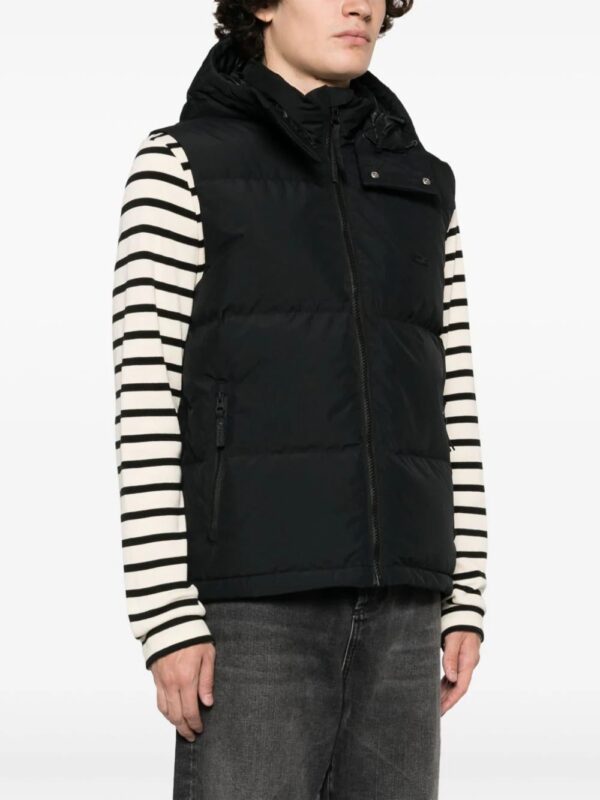 Lacoste  logo-embroidered padded gilet - Image 4