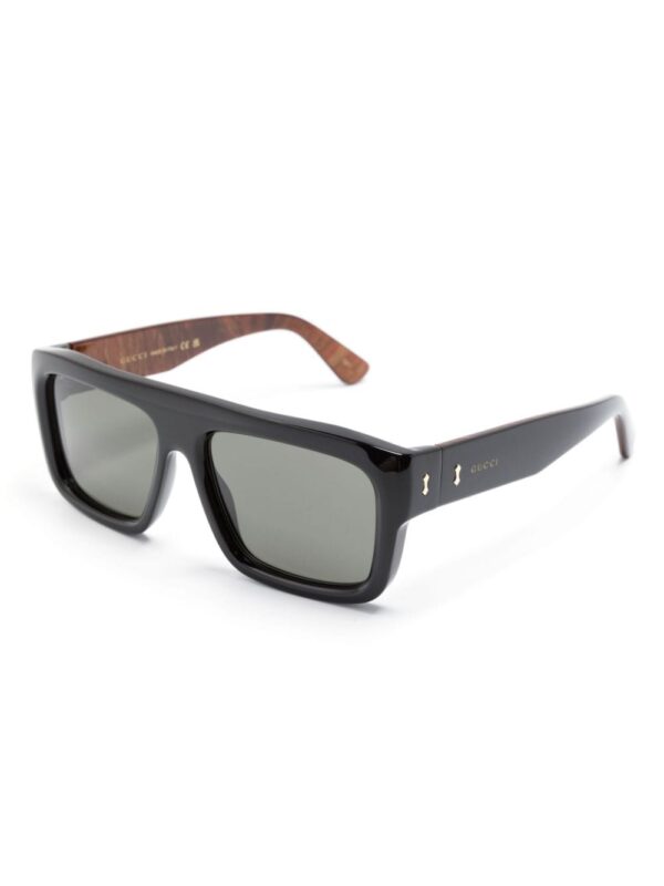 Gucci Eyewear logo-print square-frame sunglasses - Image 2