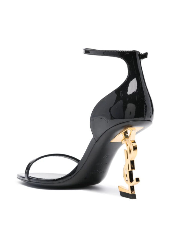 Saint Laurent  Opyum 85mm patent-leather sandals - Image 3