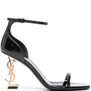 Saint Laurent  Opyum 85mm patent-leather sandals