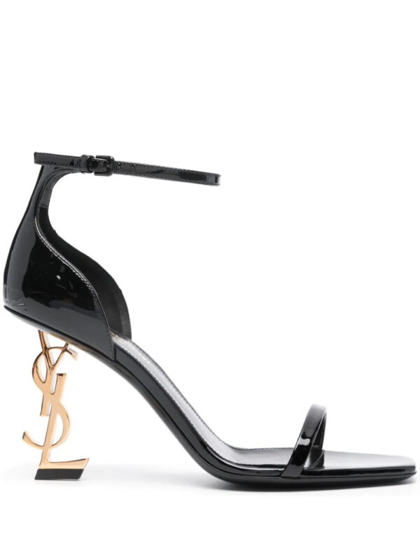 Saint Laurent  Opyum 85mm patent-leather sandals