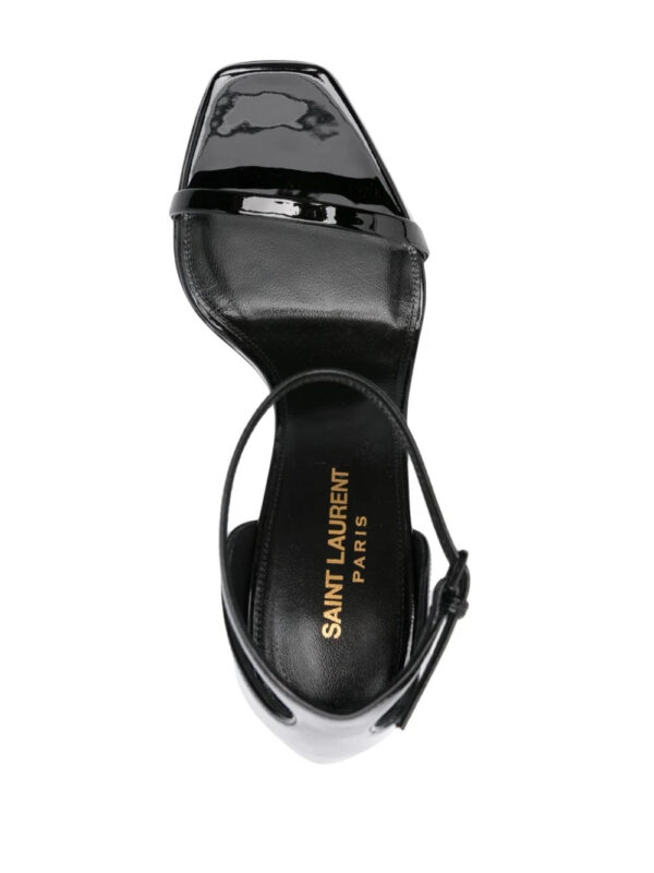 Saint Laurent  Opyum 110mm patent-leather sandals - Image 2