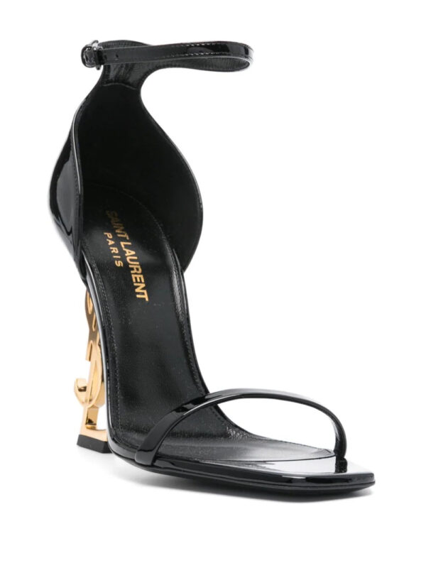 Saint Laurent  Opyum 110mm patent-leather sandals - Image 4