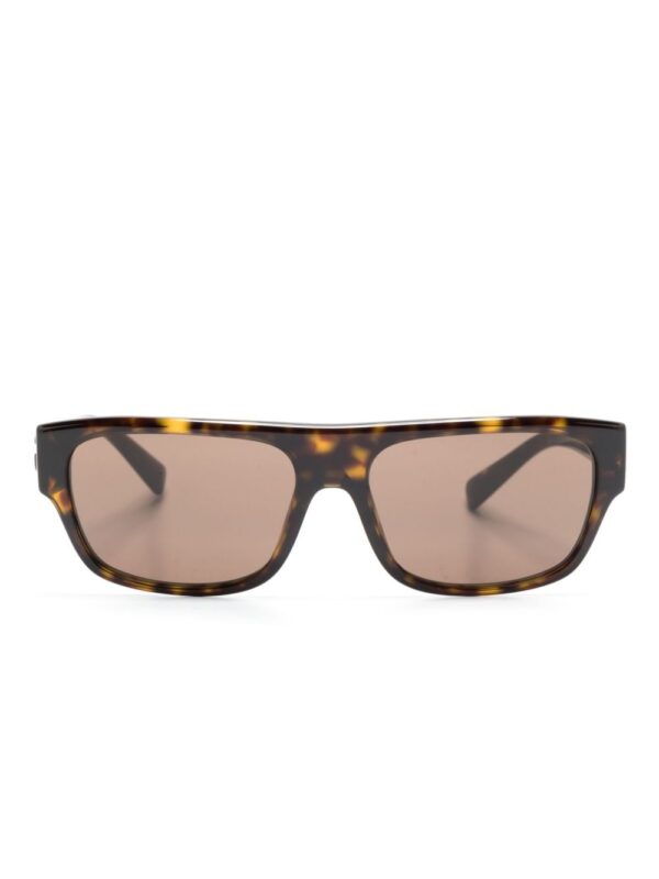 Dolce & Gabbana Eyewear logo-plaque rectangle-frame sunglasses