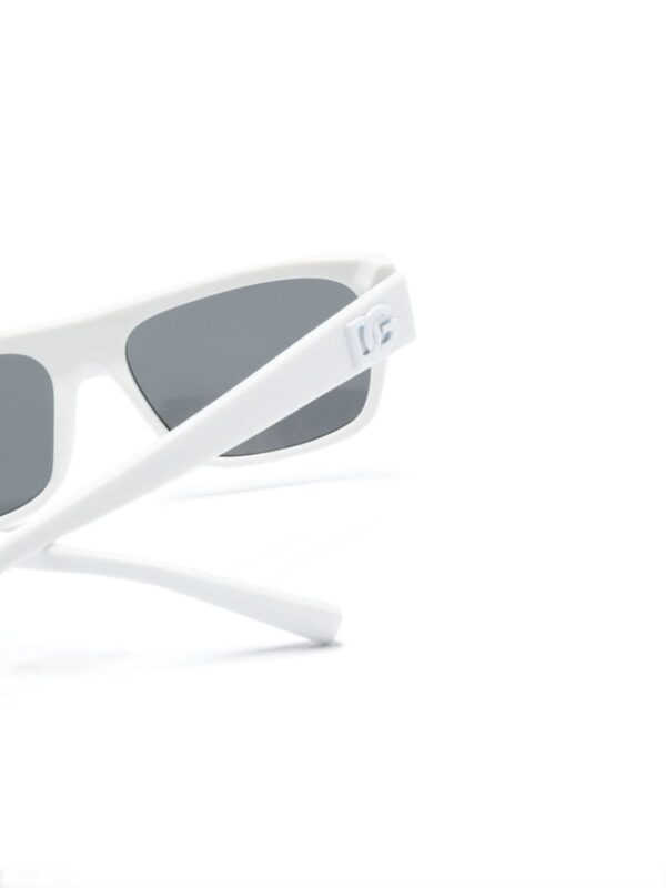 Dolce & Gabbana Eyewear logo-plaque rectangle-frame sunglasses - Image 3