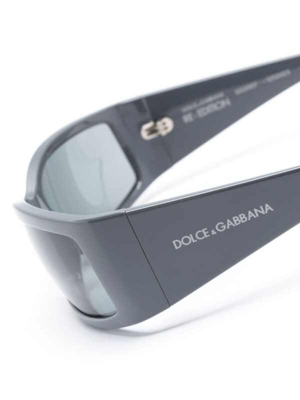 Dolce & Gabbana Eyewear Re-Edition wraparound-frame sunglasses - Image 3
